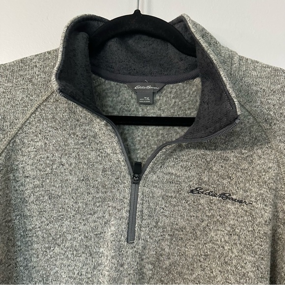 Eddie Bauer Men’s Long Sleeve Polyester 1/4 Zip Pullover Sz TXL GUC - Picture 4 of 8